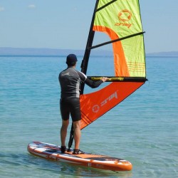 Φουσκωτή σανίδα SUP W1 10' zray κομπλέ με πανί windsurf και κουπί