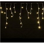 Χριστουγεννιάτικα λαμπάκια 100 LED σε σχέδιο βροχής με κοντρόλ 8 λειτουργιών -3 m - Επεκτάσιμα - Λευκό Θερμό