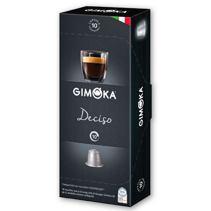 Κάψουλες Espresso Gimoka Deciso 10τεμ. - Συμβατές Nespresso