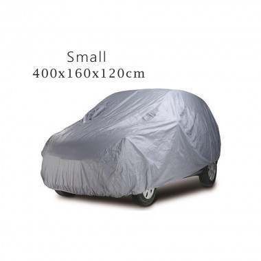 Αδιάβροχη Κουκούλα Small με Λάστιχο για Αυτοκίνητα 400x160x120cm W04916