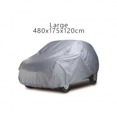 Αδιάβροχη Κουκούλα Large με Λάστιχο για Αυτοκίνητα 480x175x120cm W04918