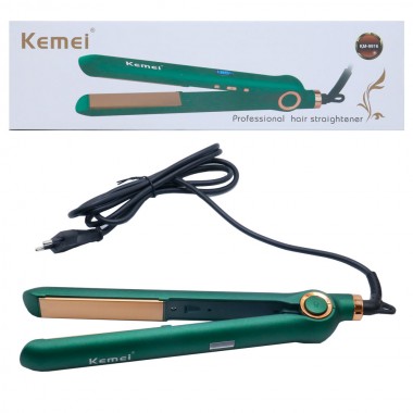 Πρέσα Μαλλιών με Κεραμικές Πλάκες Kemei KM-9916 Πράσινο