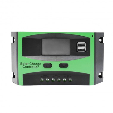 Ρυθμιστής Φόρτισης Φωτοβολταϊκών PWM 12/24V 20A KY-012 Πράσινο