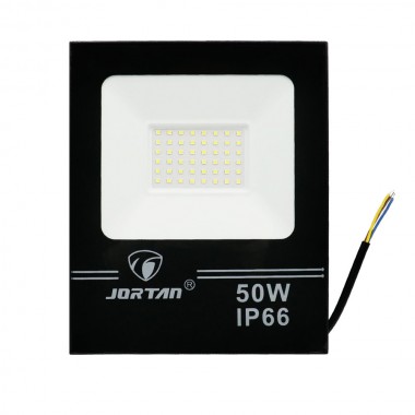 LED Αδιάβροχος Προβολέας 50W 30 SMD 4000LM 220V Ψυχρό Λευκό IP66 JORTAN-TP50W