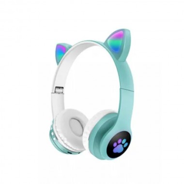 Ασύρματα/Ενσύρματα Παιδικά Ακουστικά Bluetoth - FM - AUX - MicroSD On Ear VZV-28M-GR Πράσινα
