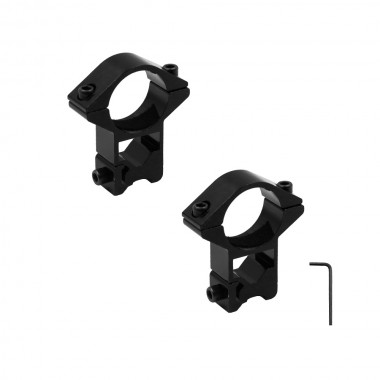 Σετ Βάσεις Διόπτρας Όπλου 10-12mm για Φακούς και Λέιζερ έως 25.4mm LW1001 Μαύρες