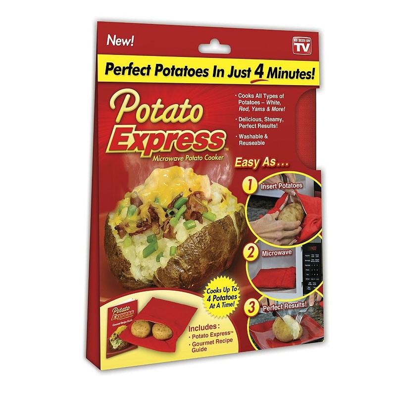 Θήκη Μαγειρέματος Πατάτας Σε Φούρνο Μικροκυμάτων - Potato Express