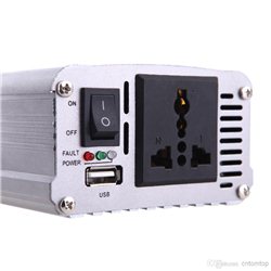 Inverter Μετατροπέας Ισχύος Αυτοκινήτου – Φωτοβολταικών Τροποποιημένου Ημιτόνου DC 12V σε AC 220V 500W με USB – OEM