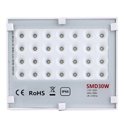 Προβολέας Εξωτερικού Χώρου LED Smd Flood Light – 28PCS – 30W – IP66 – OEM