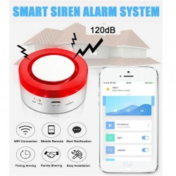 Wifi Smart Siren Σύστημα Συναγερμού 2 σε 1 με 120dB