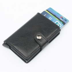 Πορτοφόλι Με Προστασία Υποκλοπής RFID και Μηχανισμό - Anti-thief Wallet