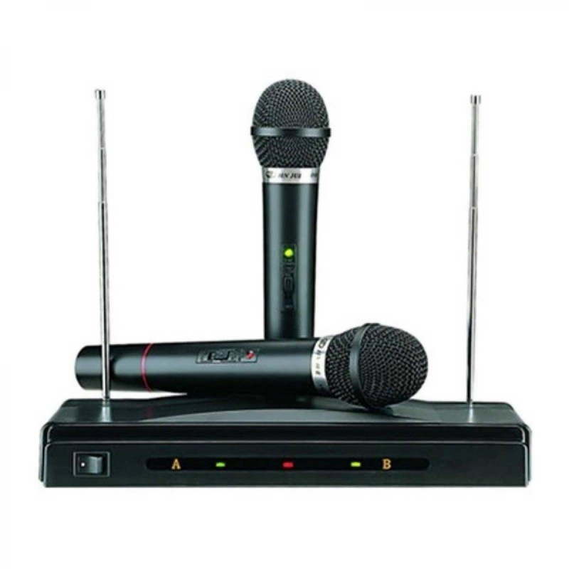 Turns into Feel bad reins Συσκευή Karaoke με δύο ασύρματα μικρόφωνα WVNGR Herostar C-05