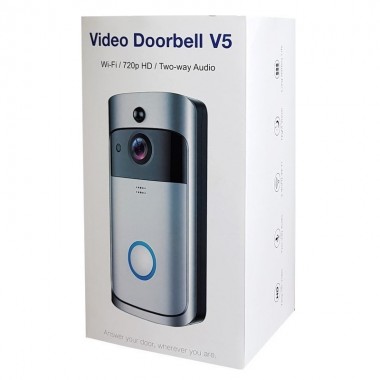 V5 Ασύρματο Κουδούνι Πόρτας με Wi-Fi & Κάμερα 1080p